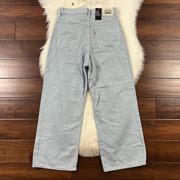 Levi's high loose jeans, 29 x 27 Meadow Flower, Wide Leg Denim - Picture 9 of 10